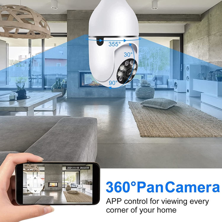 ESCAM 2.0MP 1080P Light Bulb WiFi Camera, Support IR Night Vision / Motion Detection / Two-way Voice, ESCAM ESCAM 2.0MP 1080P Light Bulb WiFi Camera, Support IR Night Vision / Motion Detection / Two-way Voice, ESCAM